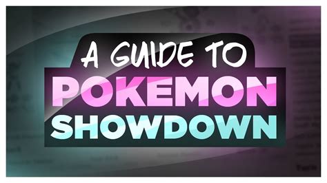 pokemonshowdown|pokemon showdown all format.